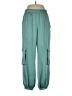 LAPOINTE 100% Polyester Teal Cargo Pants Size 12 - photo 1