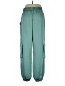 LAPOINTE 100% Polyester Teal Cargo Pants Size 12 - photo 2