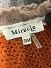 Miracle Color Block Brown Pullover Sweater Size S - photo 7