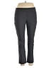 Apt. 9 Chevron-herringbone Gray Active Pants Size 14 (petite) - photo 1