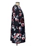 Apt. 9 Floral Blue Casual Dress Size L - photo 4
