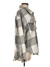 Love Tree 100% Polyester Plaid Gray 3/4 Sleeve Blouse Size M - photo 4