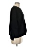 Unbranded Solid Black Pullover Sweater Size M - photo 4