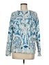 Unbranded Paisley Blue Pullover Sweater Size M - photo 1