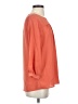 BCBG Paris 100% Polyester Orange 3/4 Sleeve Blouse Size S - photo 4