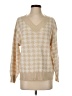 Divided by H&M 100% Acrylic Houndstooth Tan Pullover Sweater Size S - photo 1