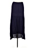 Gilli 100% Rayon Solid Blue Casual Skirt Size 8 - photo 1