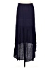 Gilli 100% Rayon Solid Blue Casual Skirt Size 8 - photo 2