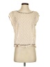 Cotélac 100% Cotton Ivory Sleeveless Blouse Size XS (0) - photo 1