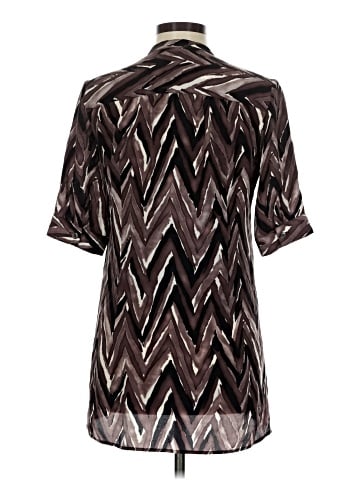 Tucker Short Sleeve Silk Top (view 2)