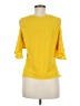 Derek Lam 100% Polyester Yellow 3/4 Sleeve Top Size EU (IT) 42 / US 6 - photo 2