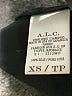 A.L.C. 100% Silk Black Long Sleeve Polo Size XS - photo 7