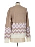 J.Crew Chevron-herringbone Tan Pullover Sweater Size XS - photo 2