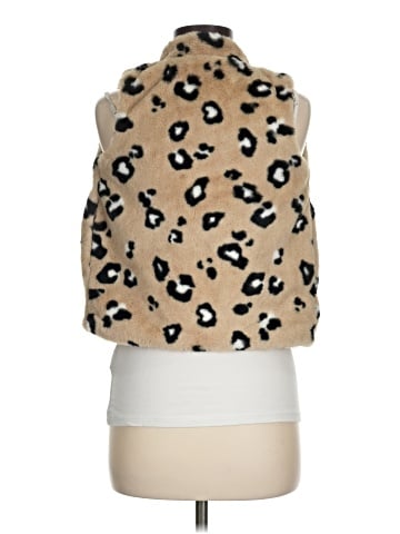 Painted Threads Faux Fur Vest (view 2)