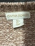 Cynthia Rowley TJX 100% Polyester Metallic Tan Pullover Sweater Size L - photo 7