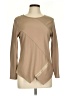 Lipstick Tan Long Sleeve Blouse Size L - photo 1