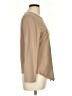 Lipstick Tan Long Sleeve Blouse Size L - photo 4