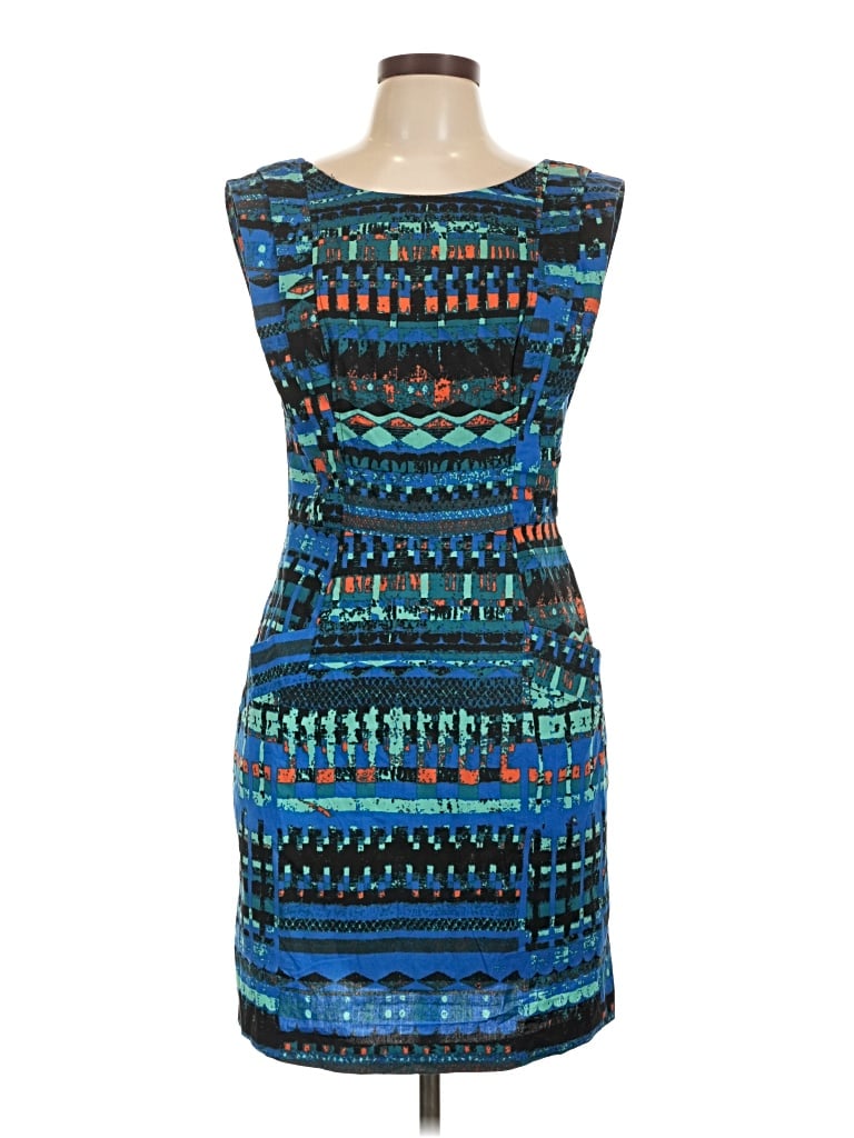 Pre-owned Plenty By Tracy Reese Cocktail Dress In Blue