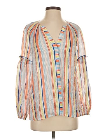 Tanya Taylor 3/4 Sleeve Silk Top (view 1)