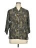 AP.NY Paisley Gray 3/4 Sleeve Blouse Size XL - photo 1