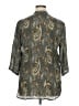 AP.NY Paisley Gray 3/4 Sleeve Blouse Size XL - photo 2