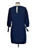 H&M 100% Polyester Solid Blue Casual Dress Size 8 - photo 2