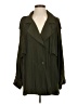 Smythe 100% Polyester Green 3/4 Sleeve Blouse Size S - photo 1