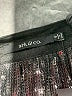 Ark & Co. 100% Polyester Stars Black Casual Skirt Size S - photo 4