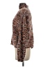 Line & Dot Tweed Brown Pullover Sweater Size M - photo 5