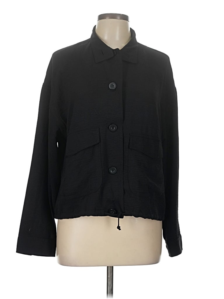 Pre-owned Retrology Long Sleeve Blouse In Black