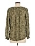 Monday Fun 100% Polyester Green Long Sleeve Blouse Size M - photo 2