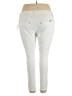 IMAN Color Block Ivory Jeans Size 18W - photo 2