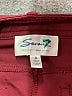 Seven7 Solid Burgundy Casual Pants Size 8 - photo 4