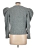FRAME Metallic Gray Pullover Sweater Size L - photo 2