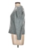 FRAME Metallic Gray Pullover Sweater Size L - photo 5