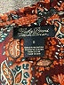 Lucky Brand 100% Polyester Paisley Brown Long Sleeve Blouse Size S - photo 7