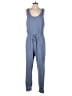 Pink Rose Solid Blue Jumpsuit Size XL - photo 1