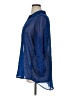 Rock & Republic 100% Polyester Stars Blue 3/4 Sleeve Blouse Size 0X - photo 5