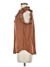 Cupcakes & Cashmere 100% Polyester Brown Sleeveless Blouse Size M - photo 5