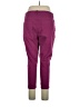 Serra Solid Purple Casual Pants Size XL - photo 2
