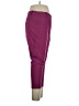 Serra Solid Purple Casual Pants Size XL - photo 4