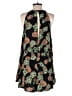 Material Girl 100% Rayon Tropical Black Romper Size XL - photo 2