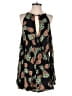 Material Girl 100% Rayon Tropical Black Romper Size XL - photo 1