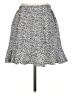 AVA Polka Dots Silver Casual Skirt Size 10 - photo 1
