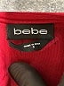 Bebe Burgundy Romper Size S - photo 3