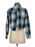 Hyfve Plaid Blue Long Sleeve Blouse Size M - photo 2