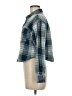 Hyfve Plaid Blue Long Sleeve Blouse Size M - photo 5