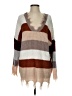 Miracle Color Block Brown Pullover Sweater Size S - photo 1