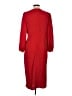 DKNY 100% Polyester Red Cocktail Dress Size 10 - photo 2