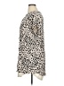 Andree by UNIT Animal Print Ivory Short Sleeve Blouse Size 1X - photo 5